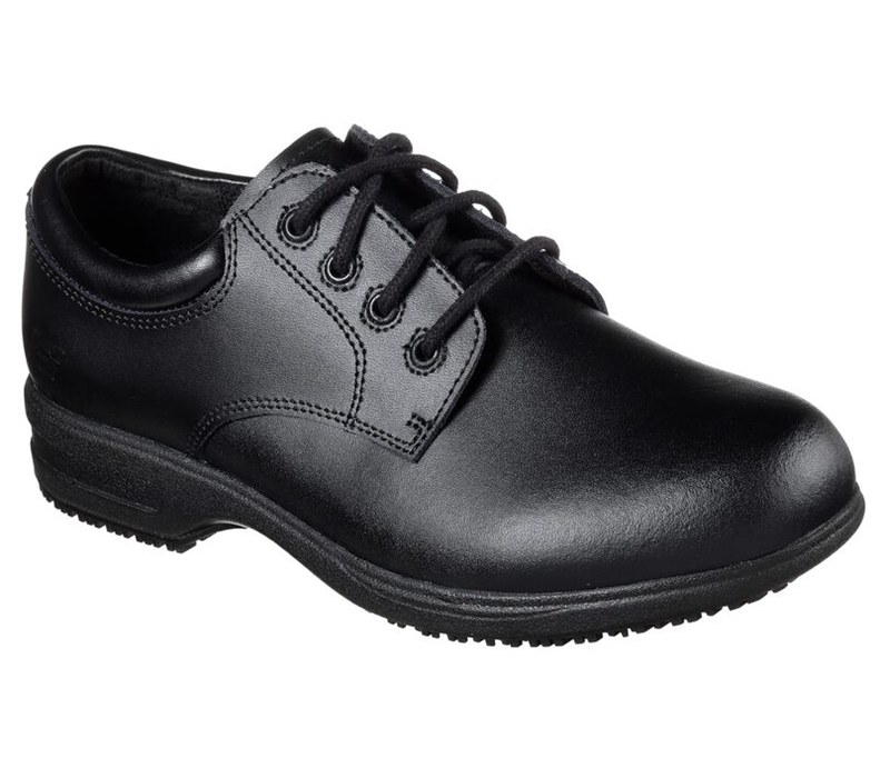 Skechers Dam Svarta Snörskor - Work: Caviar Ii Sr - Sverige (OLDSP-4563)